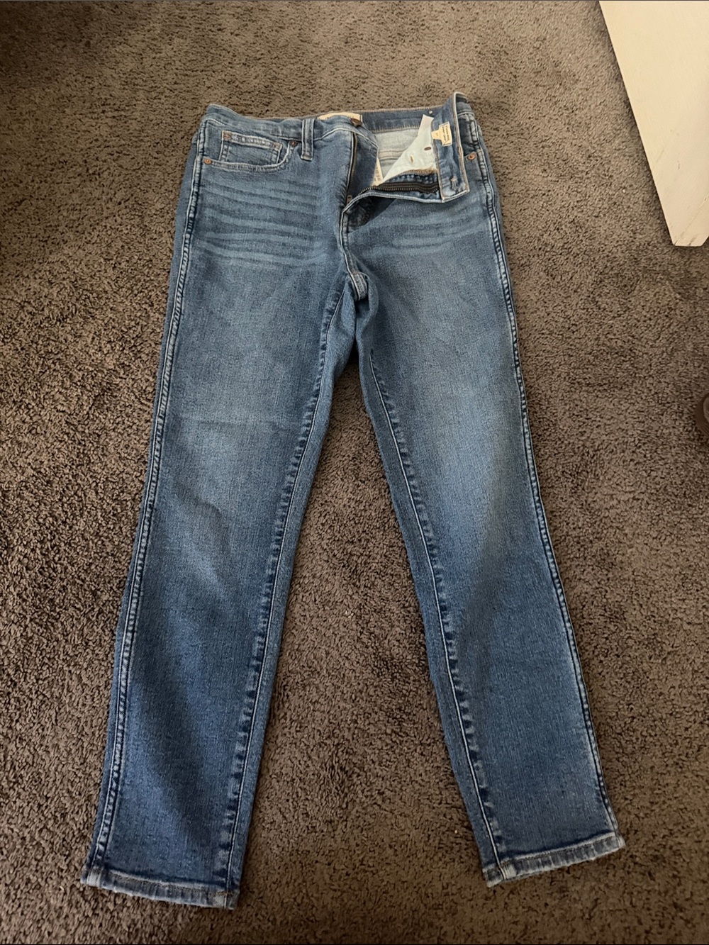 Madewell Women's 10” high rise skinny crop - Picture 2 of 4